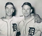 Tigers P Hal Newhouser and Dizzy Trout